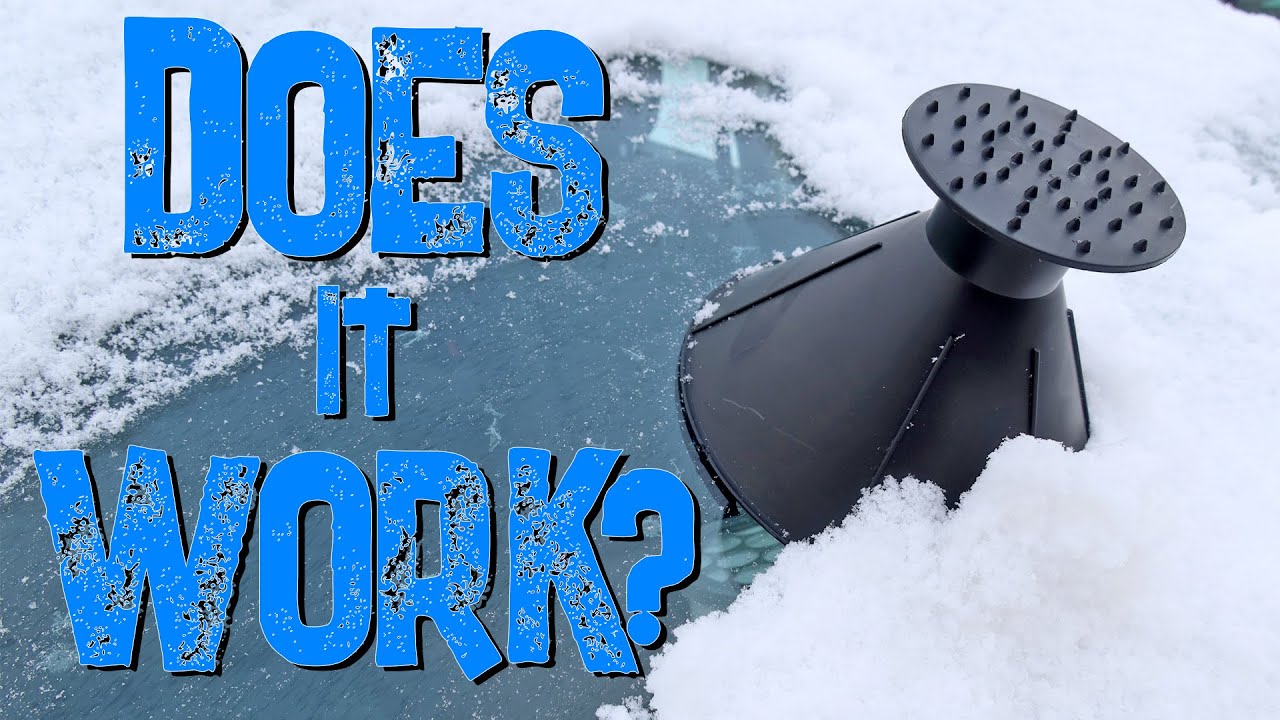 Cone Ice Scraper Does it Work Scrape A Round Funnel Ice Scraper Round Ice Scraper