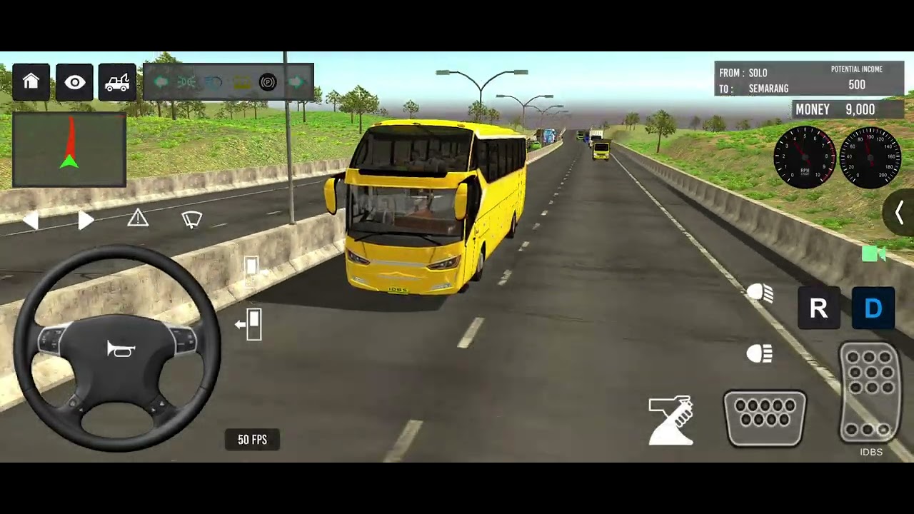 BUS SIMULATOR INDONESIA|| Bus Driving👮‍♂️ City euro Coach bus Simulator 🔥-Android Gameplay Bus 2026