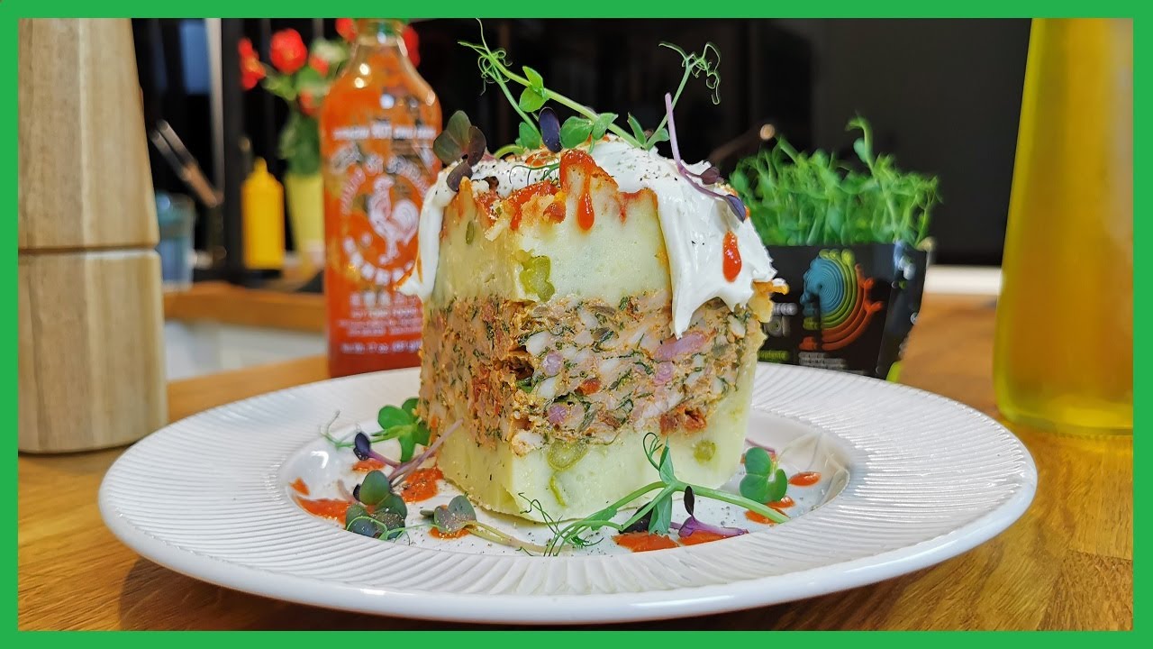 Musaca de Pui cu Piure de Cartofi si Sparanghel - Home Cooking - Florin Arvunescu