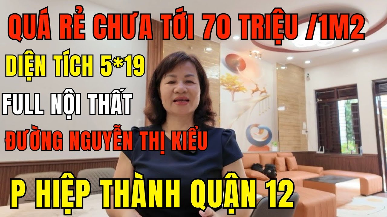 (28)QUÁ RẺ  Nhà Phường Hiệp Thành Q12 Đẹp Lung Linh  Diện Tích Khủng #tuyetnhapho