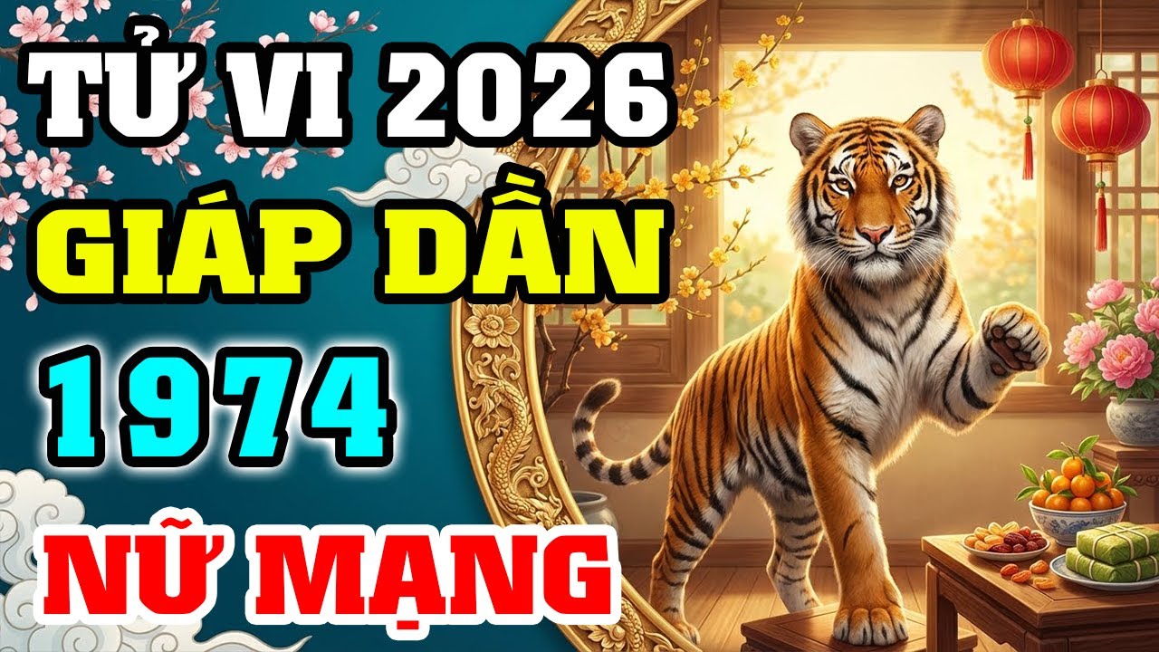 Tử Vi Tuổi Giáp Dần 1974 Nữ Mạng Năm 2026: Ánh Trăng Thái Âm Soi Sáng Vận Mệnh Rực Rỡ