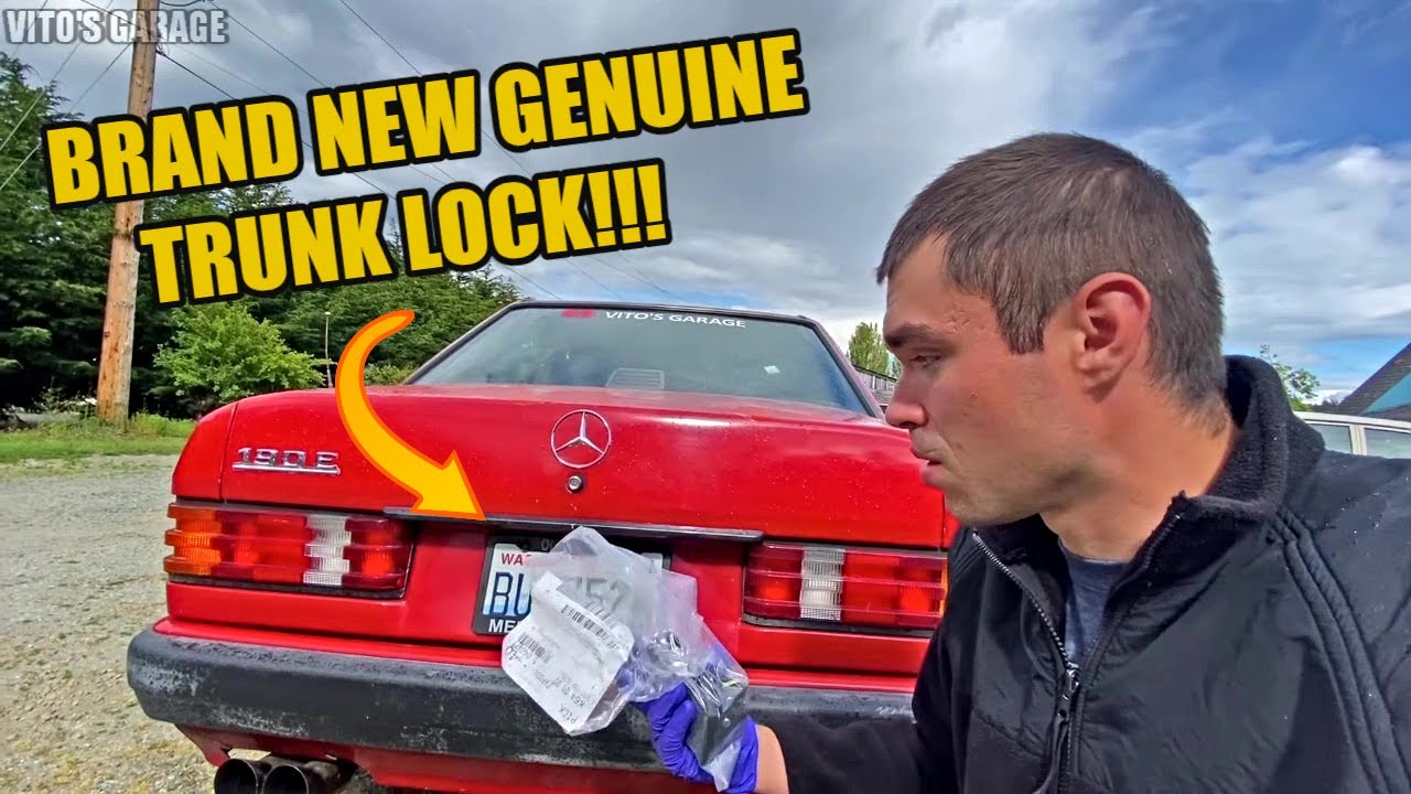 Trunk Lock Assembly Replacement Mercedes 190E 190D W201