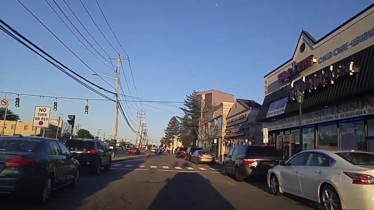 Driving from Levittown to Wantagh,New York
