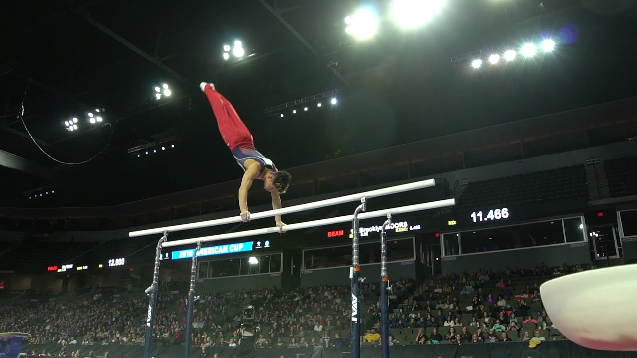 Yul Moldauer (USA) - Parallel Bars - 2018 American Cup