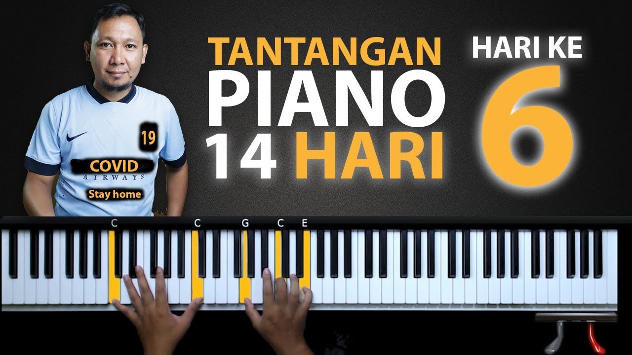 Hari ke 6 - BENTUK POLA CHORD - Tantangan Piano 14 Hari| Belajar Piano Keyboard