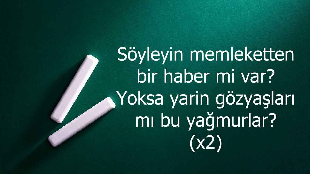 Duman - gurbet karaoke