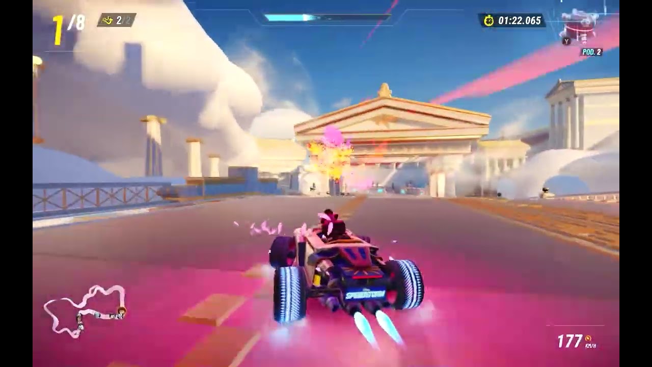 Meg en el Monte Olimpo | Disney Speedstorm