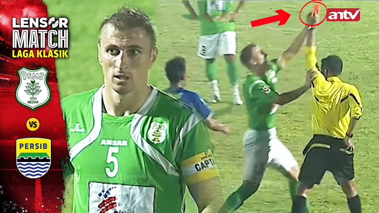 KELEWAT EMOSI! KARTU WASIT SAMPE DILEMPAR!  | PSMS MEDAN VS PERSIB BBK2 | LAGA KLASIK 2011/2012