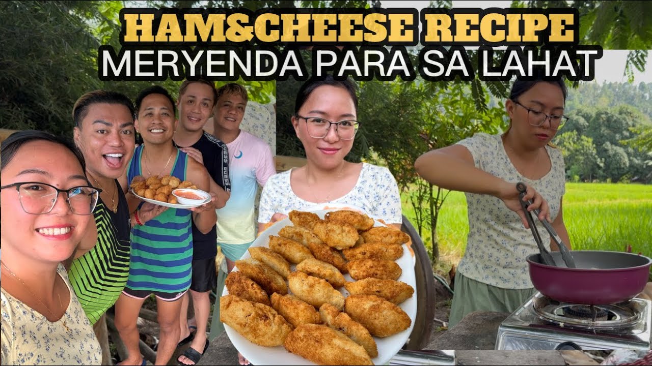EASY HAM&CHEESE BREAD RECIPE | MERYENDA PARA SA LAHAT @SimplyAmory 