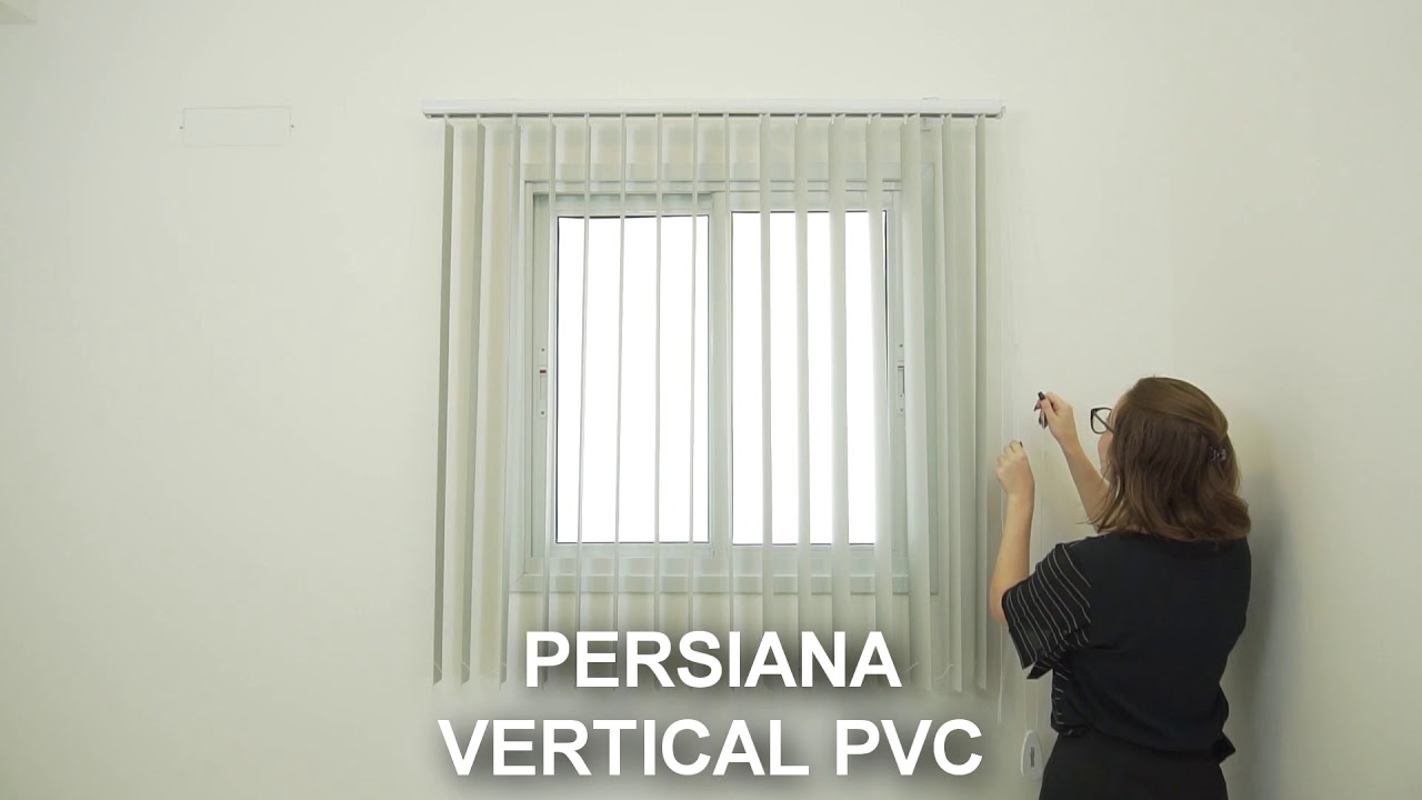 Persiana VERICAL PVC, como funciona? | F&aacute;cil Persianas