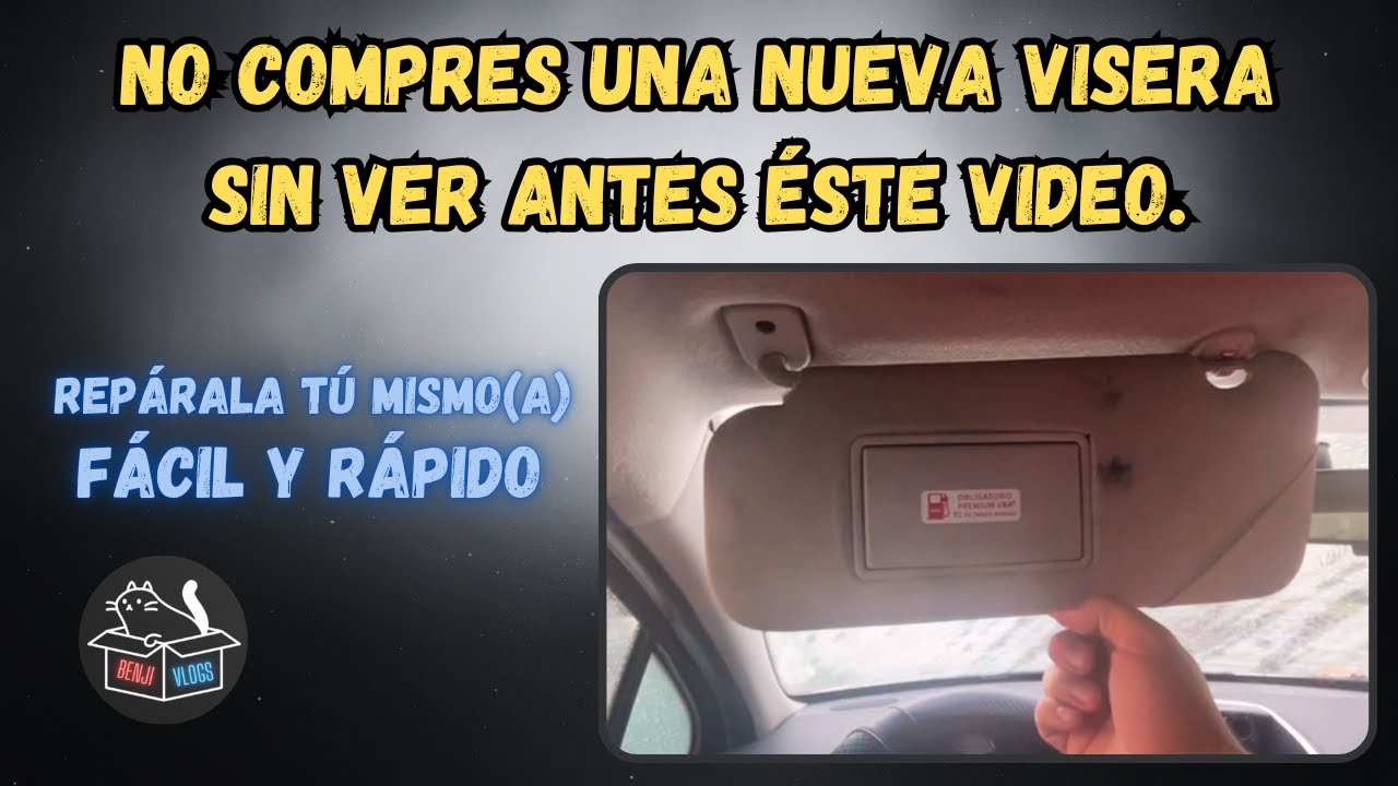 Cómo Arreglar una Visera FLOJA de Auto 