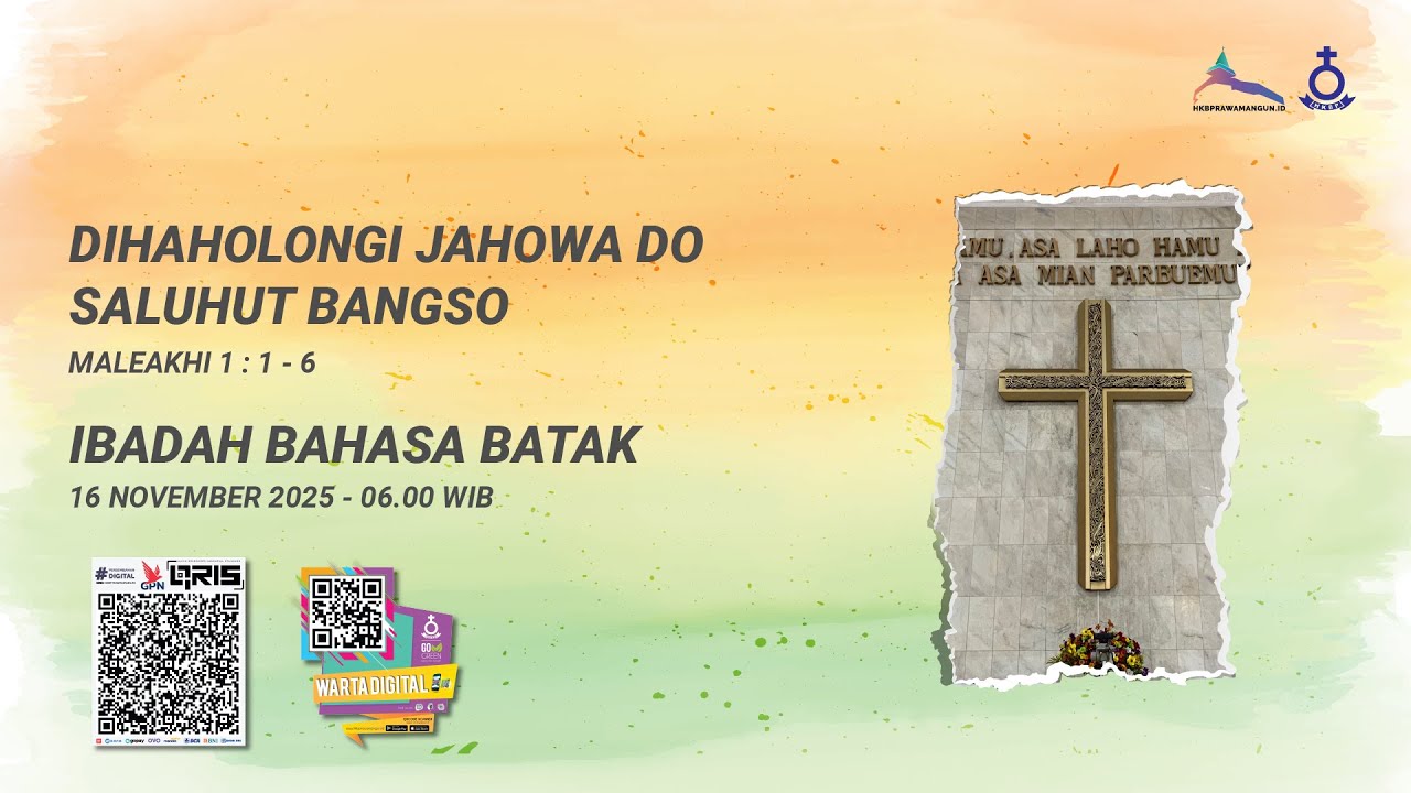 IBADAH BAHASA BATAK 06.00 - 16 NOVEMBER 2025