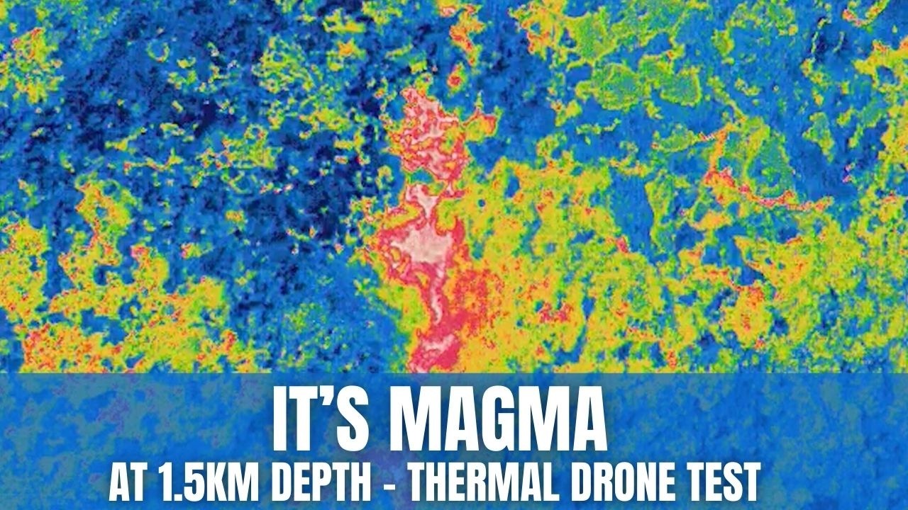 The Thermal Drone Got It Right - Warm Fracture from a Magma Intrusion