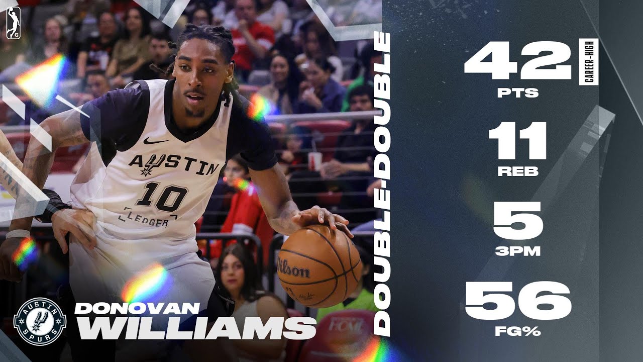 Donovan Williams IS A BUCKET Scoring 42 PTS Off The Bench