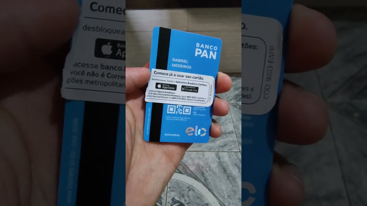 CART&Atilde;O ATMOSFERA ELO BANCO PAN