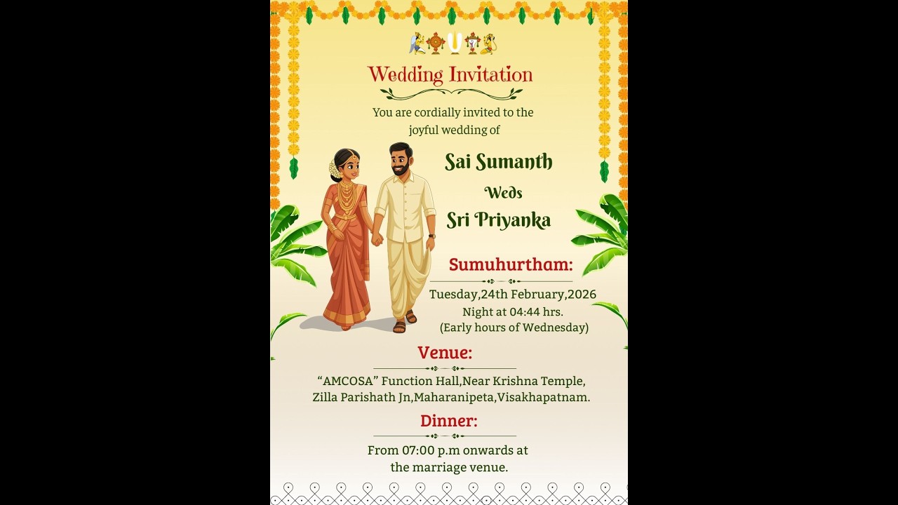sai sumanth weds sri priyanka