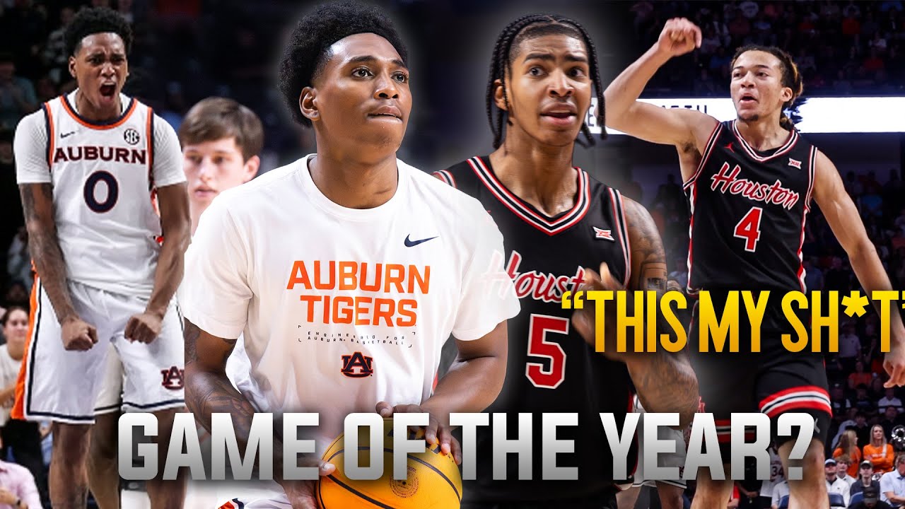 Undefeated Houston Gets TESTED By Tahaad Pettiford & Auburn 🍿 Auburn vs Houston Full Highlights