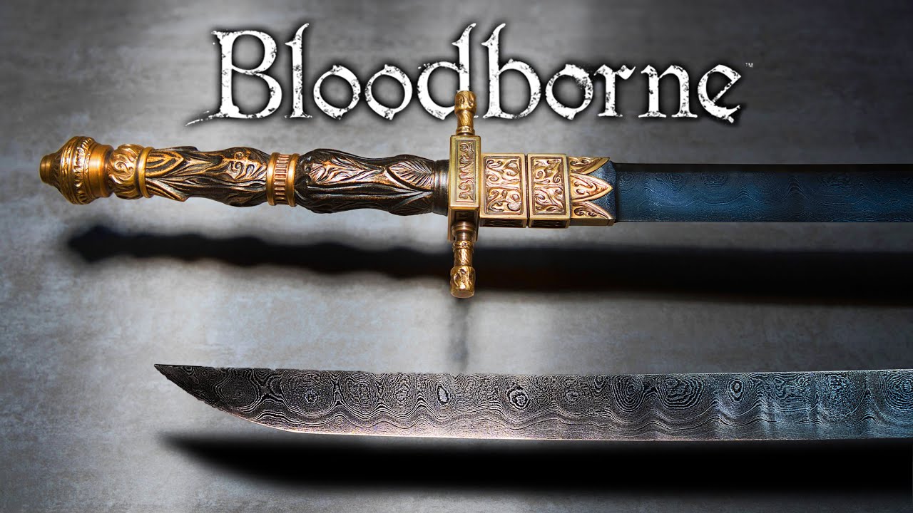 Ковка САМОГО ОСТРОГО дамасского меча!! Чикаге из Bloodborne | Оружие в Игре | HammerForge