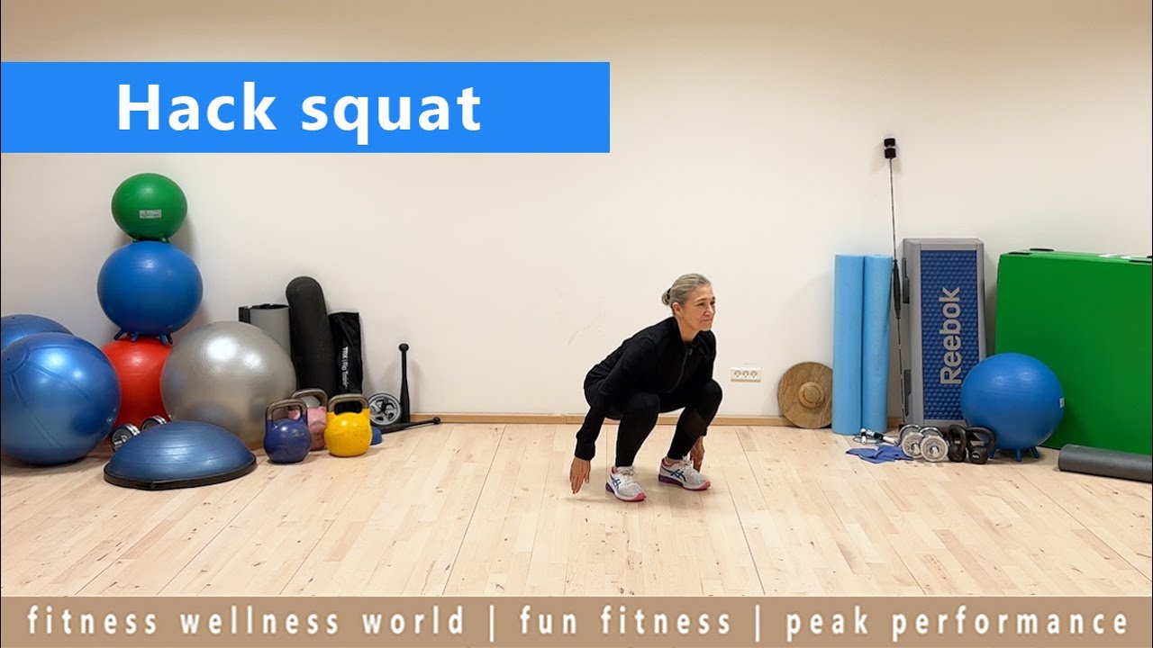 Hack squat bodyweight Kropsv&aelig;gt benb&oslash;jning variation
