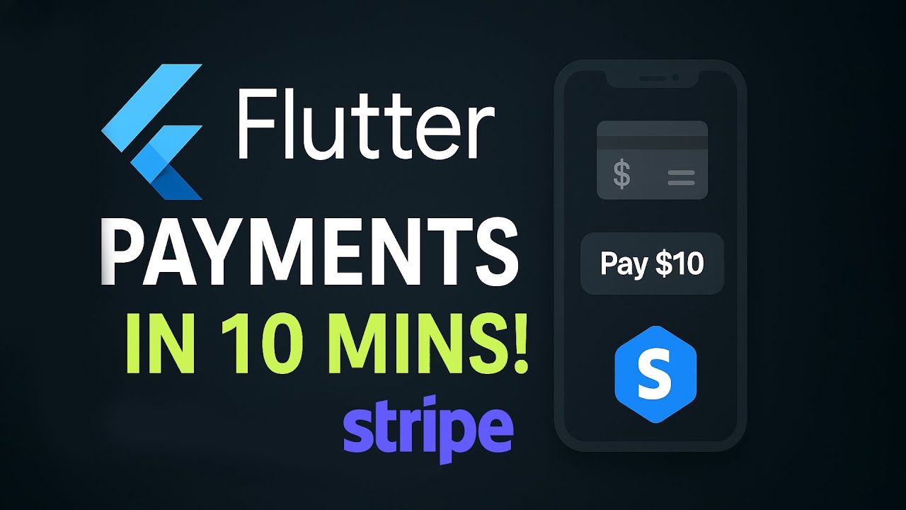 Add Payments to Your Flutter App in 10 Minutes! Stripe Flutter Tutorial | Accept Global Payments