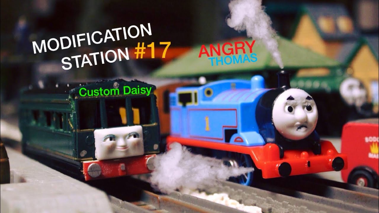 Thomas and Friends MS #17 Custom Daisy and Angry Thomas.