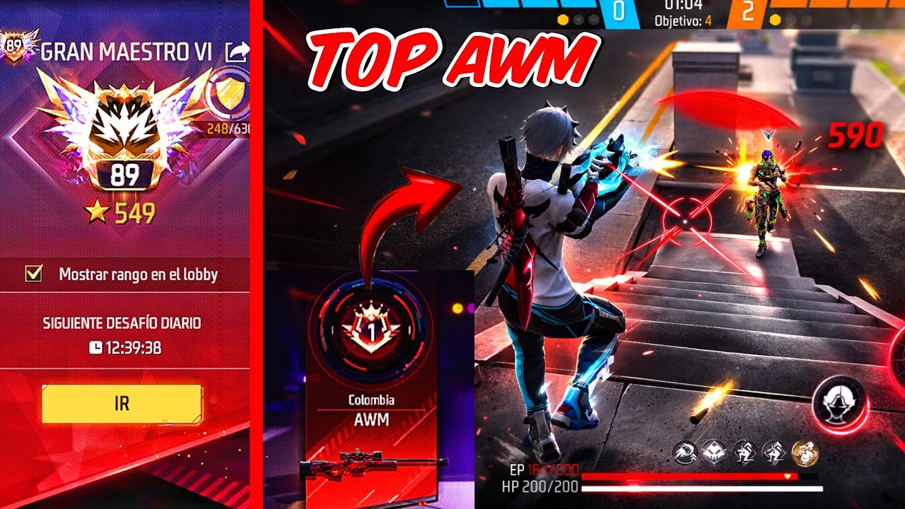 !ASI FUE COMO LOGRE SER UNO DE LOS 100 MEJORES JUGADORES TOP REGIONAL ☠ #freefire #freefirelatam