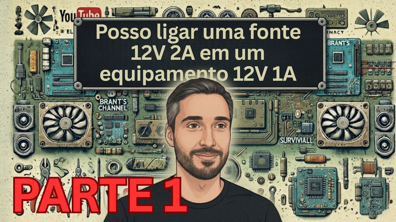 Posso ligar uma fonte 12V 2A em um equipamento 12V 1A? #respondendocomentários