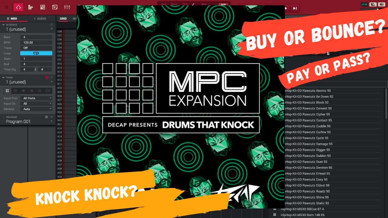 Drums That Knock MPC Expansion Full Listen
