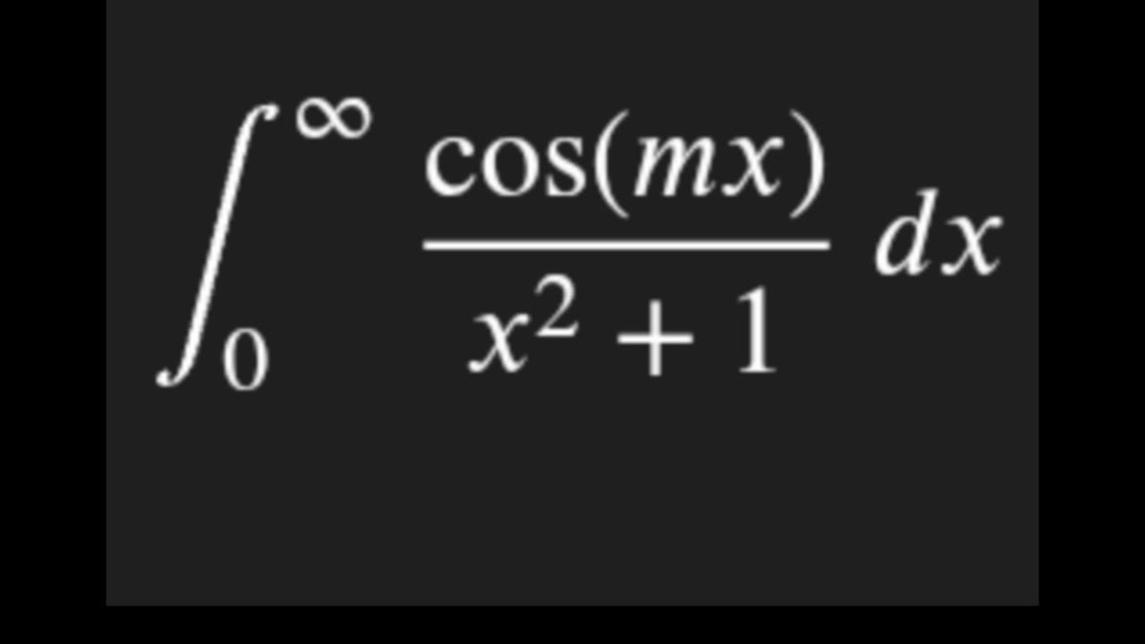 Evaluate the integration by method of residues 