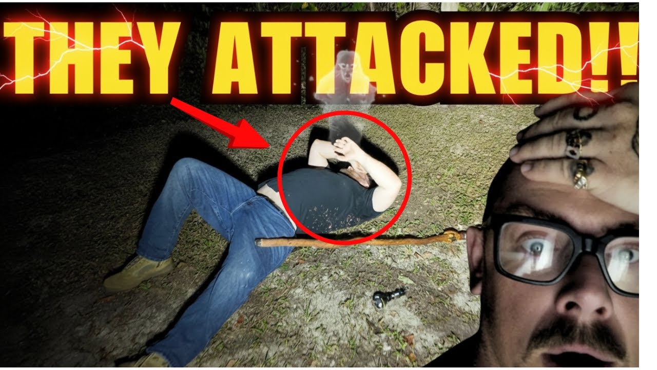 TERRIFYING CAMPING EXPERIENCE OVERNIGHT IN SKIN WALKER FOREST #demon 