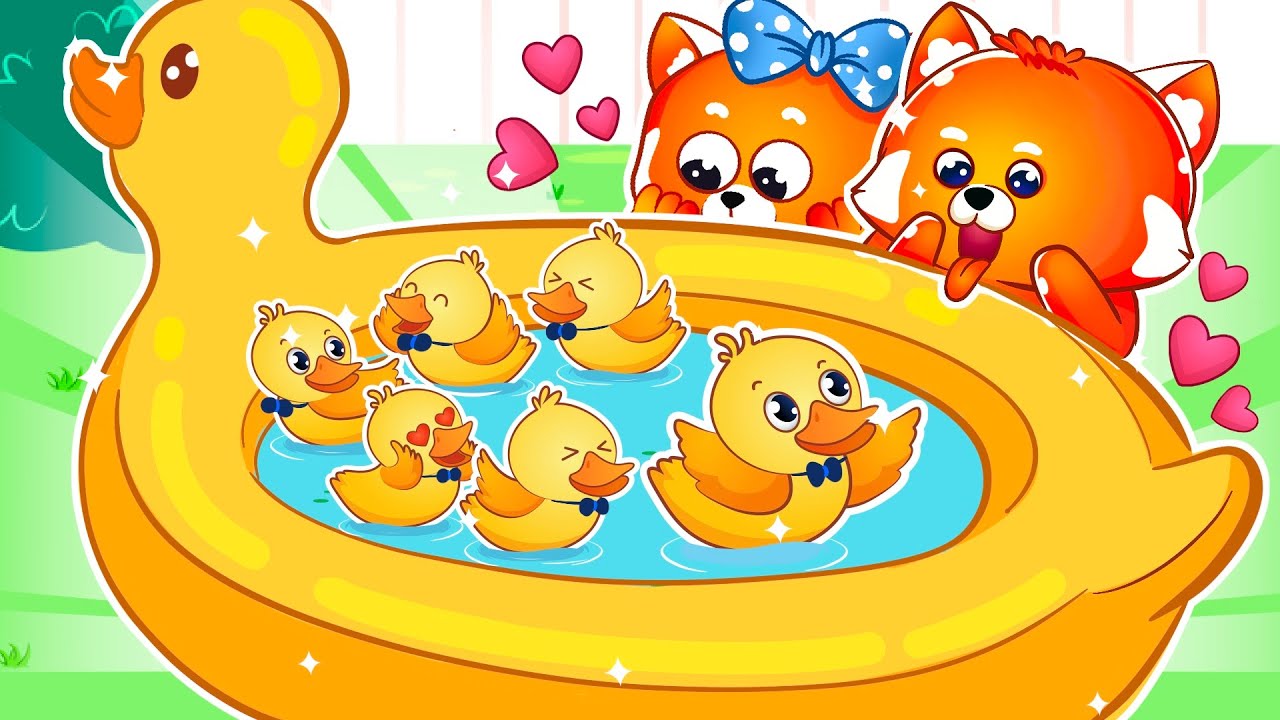 Six Little Ducks | Kids Songs & Nursery Rhymes | Baby songs and rhymes By Lucky Zee Zee