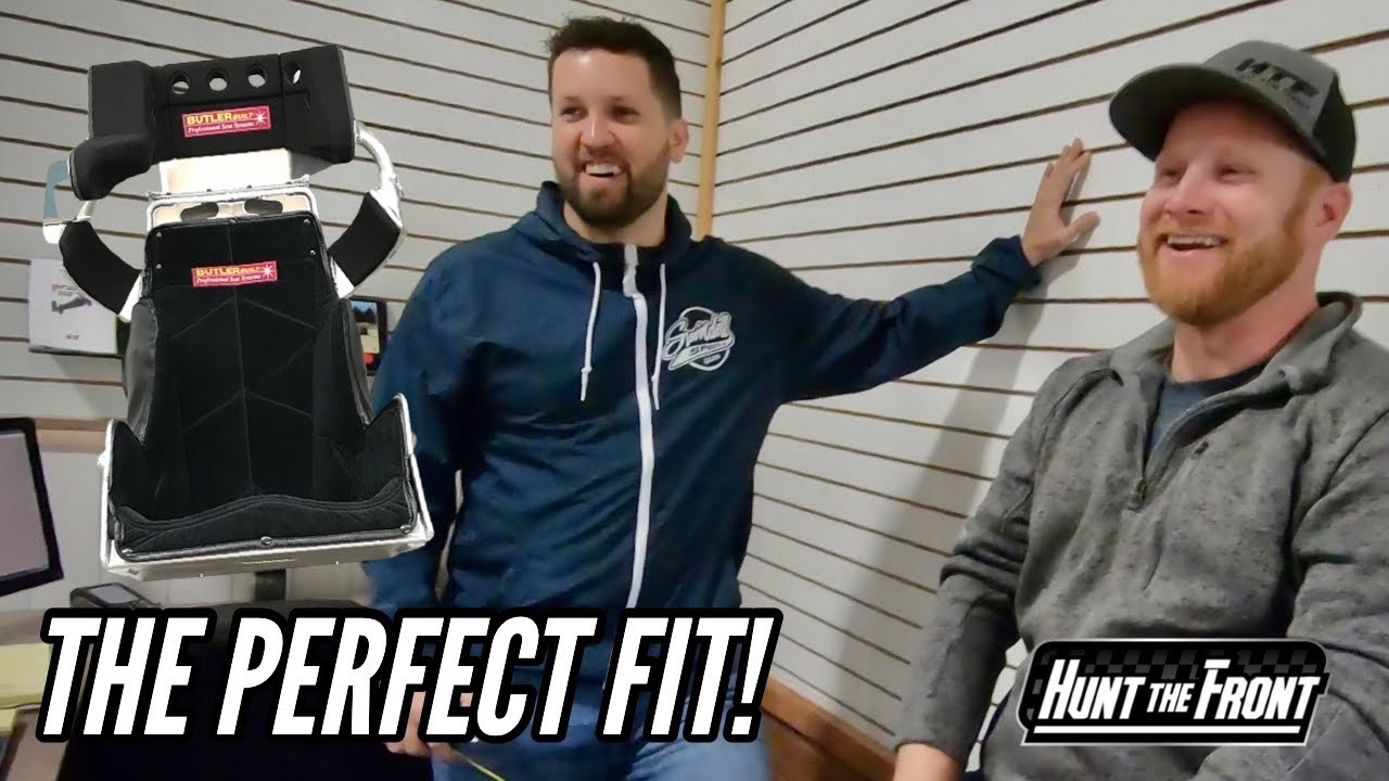 New Race Car, New Seat! Custom Seat Fitting at ButlerBuilt with Chris Ferguson