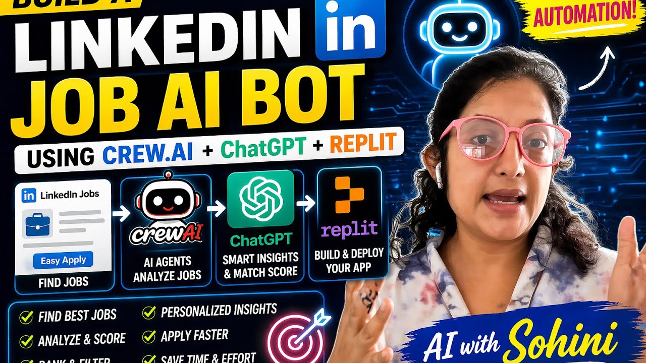 Build your own LinkedIn job search bot for free with crew.AI and open AI
