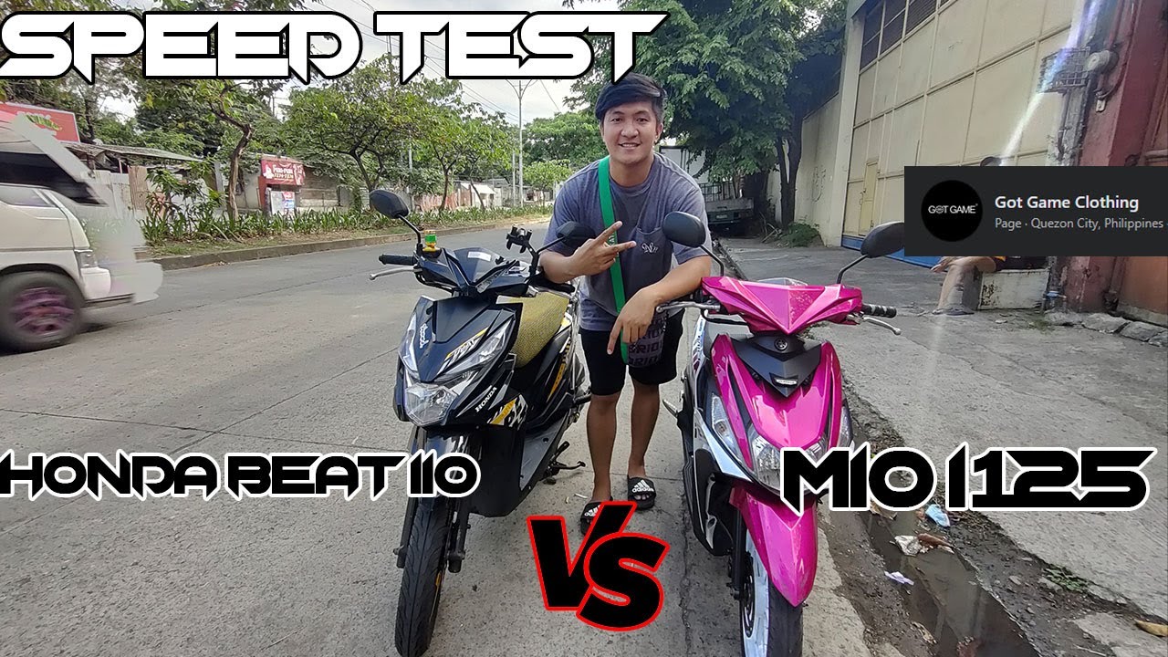 sino nga ba ang mas mabilis HONDA BEAT 110 OR MIO I 125 DIKIT ANG LABANAN