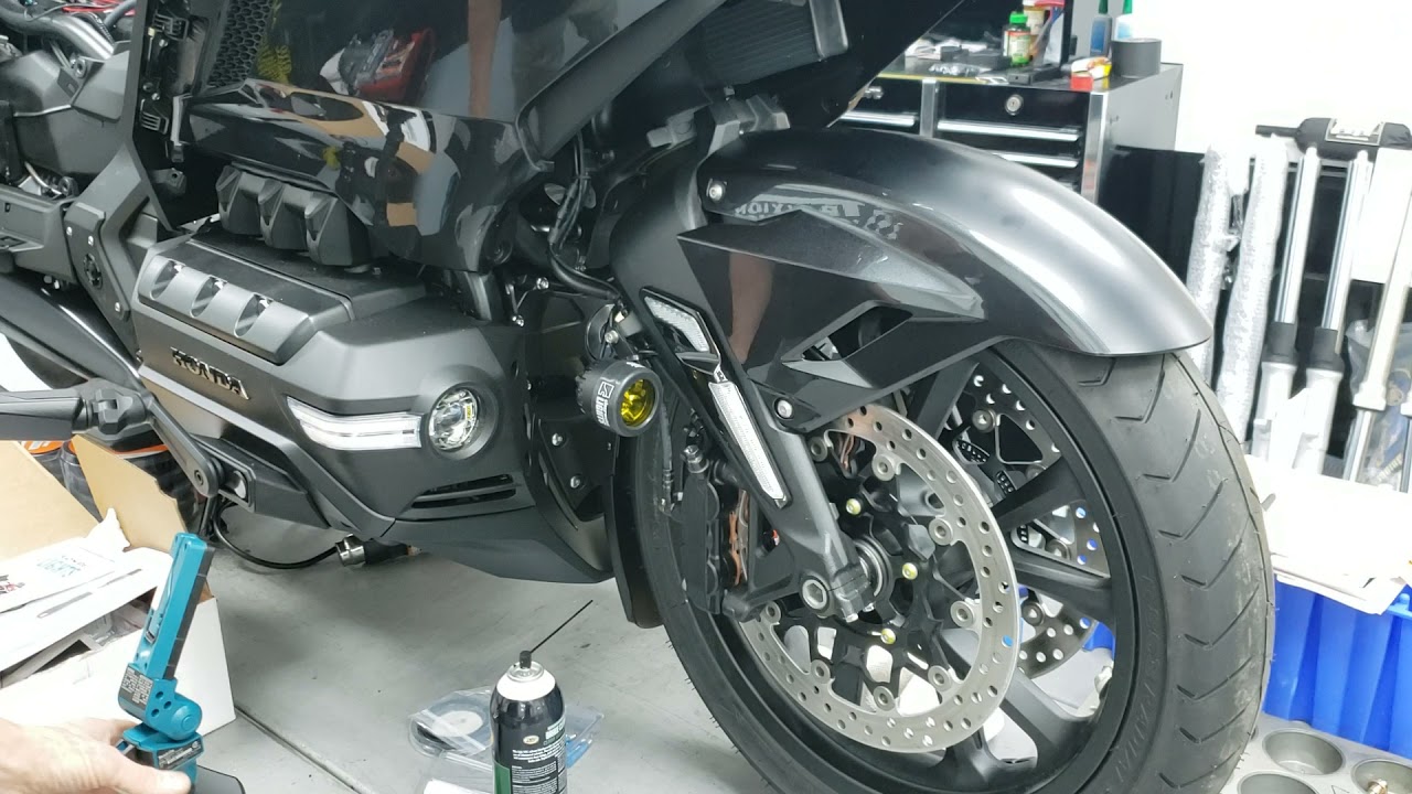 How to Mount Clearwater Darla Lights on 2018+ Honda Goldwing by Max McAllister of Traxxion Dynamics