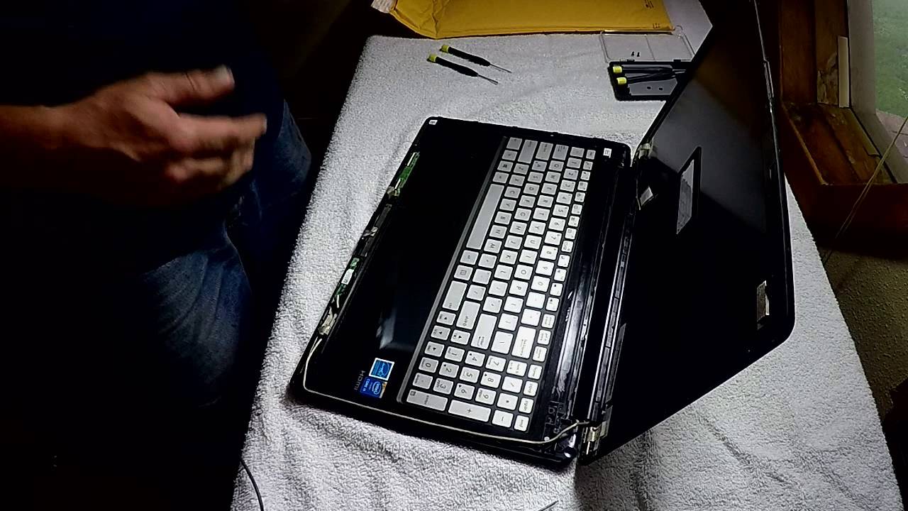 Laptop screen replacement / How to replace laptop screen ASUS Q502LA