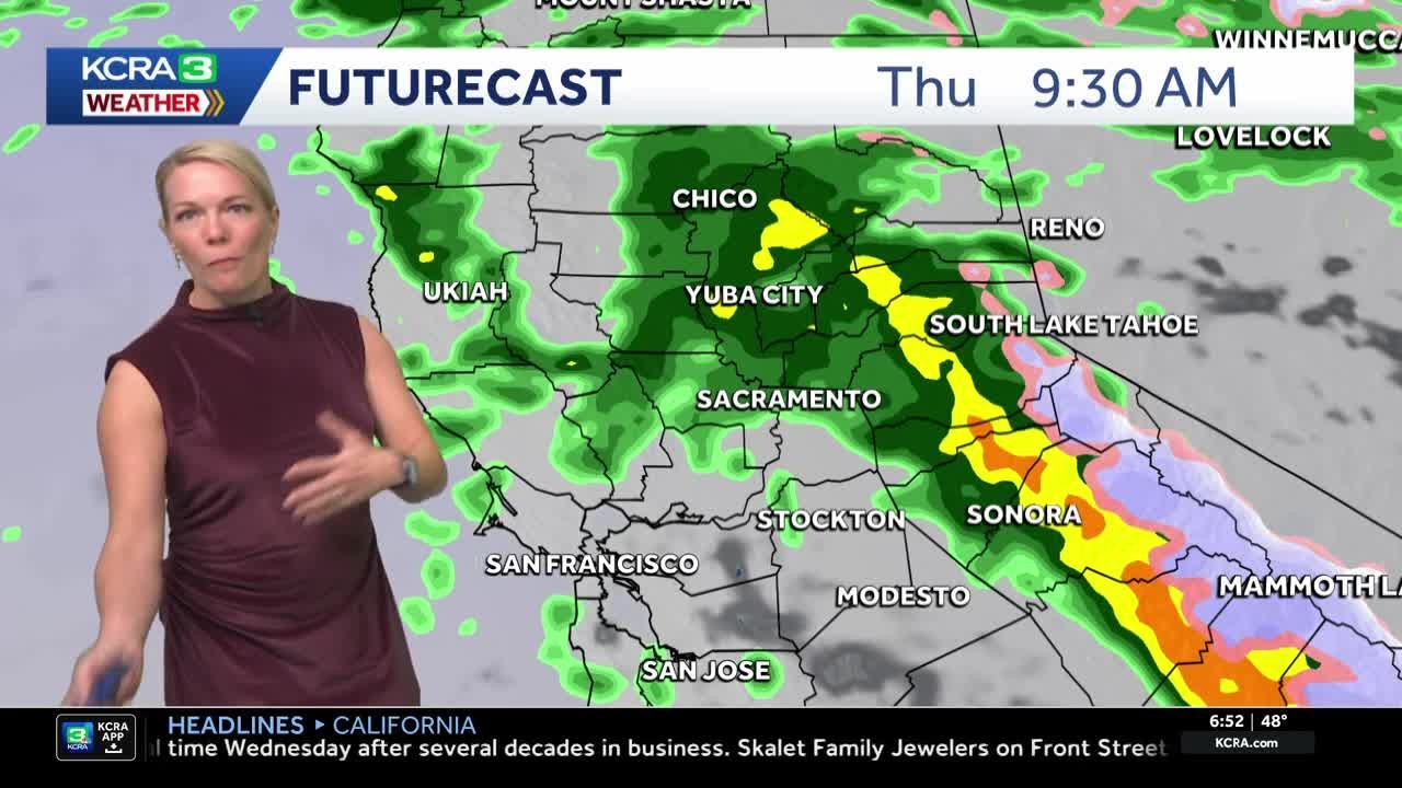 Northern California rain impacts: Jan. 1 at 6 a.m.