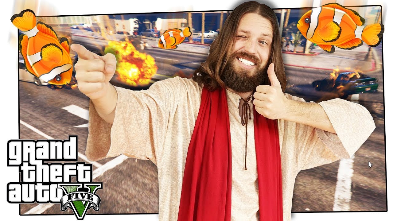 GESÙ È A LOS SANTOS M***E (Gta 5 Mod ITA Jesus Funny Moments)