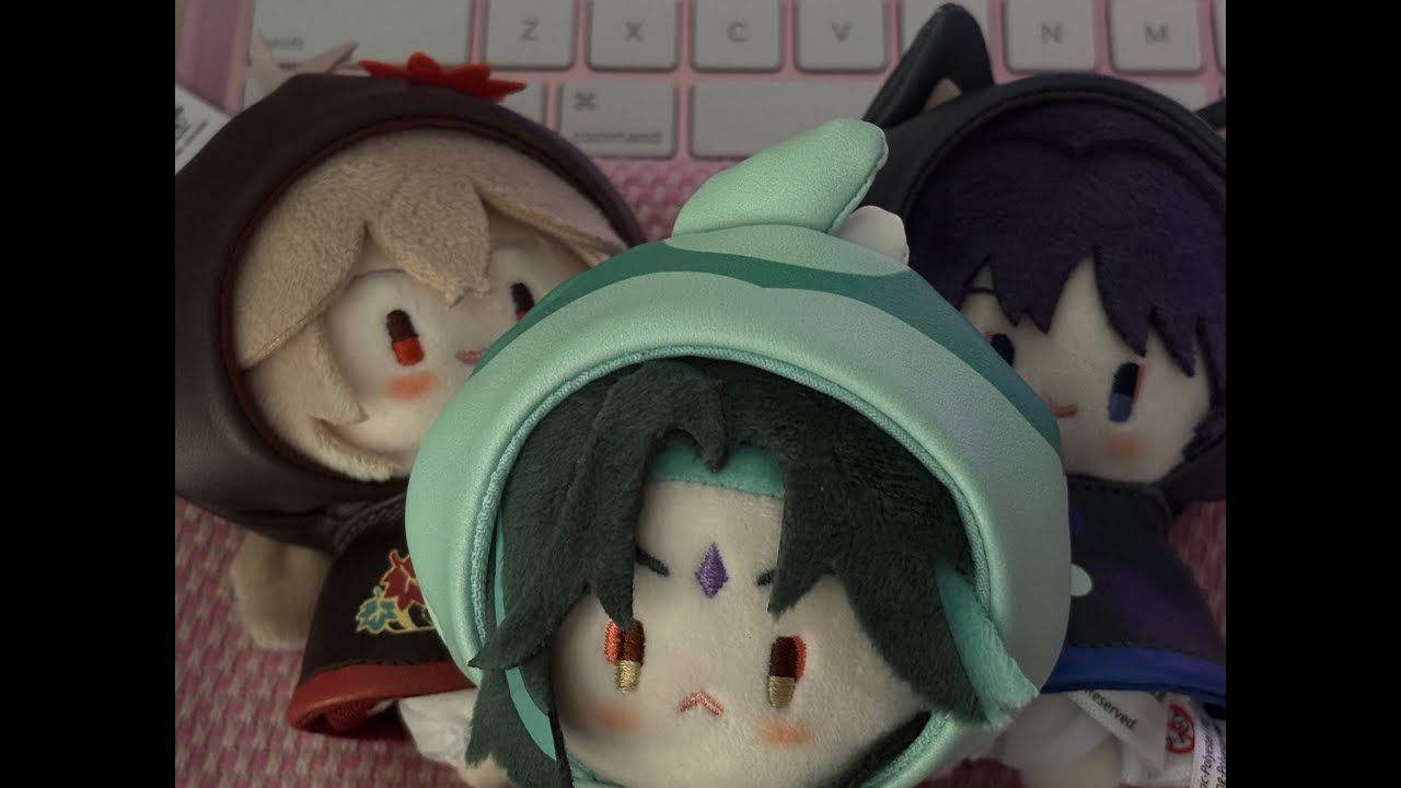 Genshin Impact Fun in the Rain Series Keychain Xiao, Wanderer, and Kazuha Unboxing!