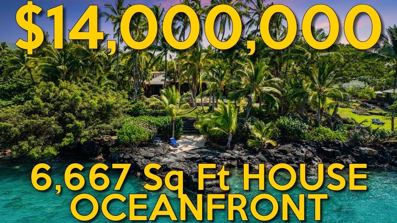 BREATHTAKING LUXURY Oceanfront Balinese Estate in Keauhou Bay Auction Property