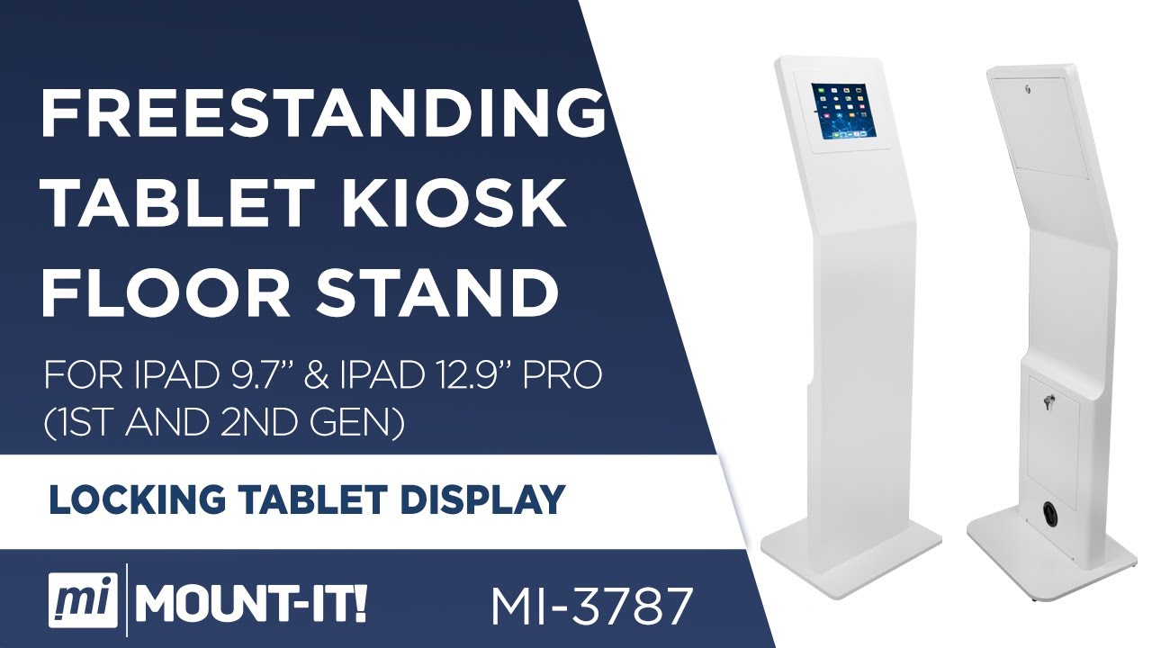 Freestanding Tablet Kiosk Floor Stand | Features (MI-3787)