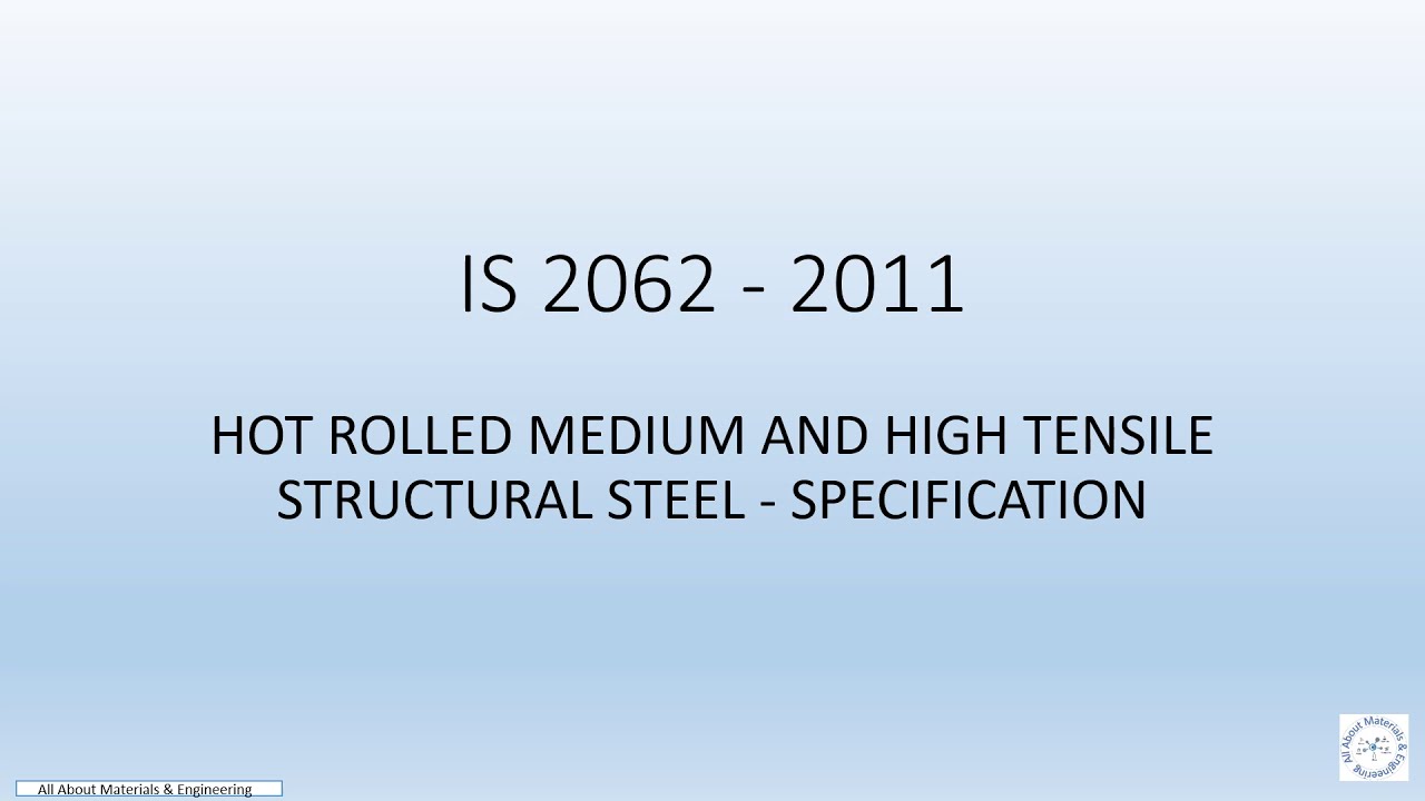 IS 2062 2011