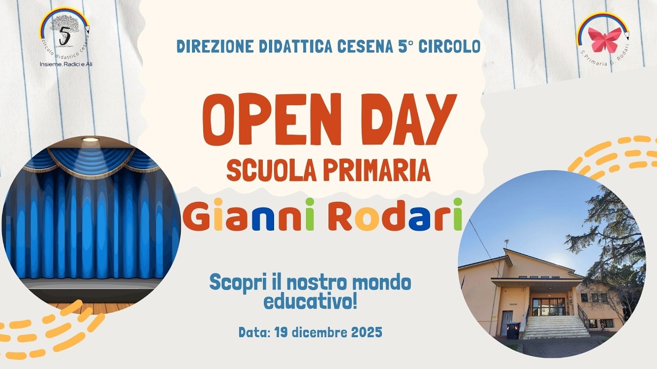 PRESENTAZIONE OPEN DAY SCUOLA PRIMARIA RODARI