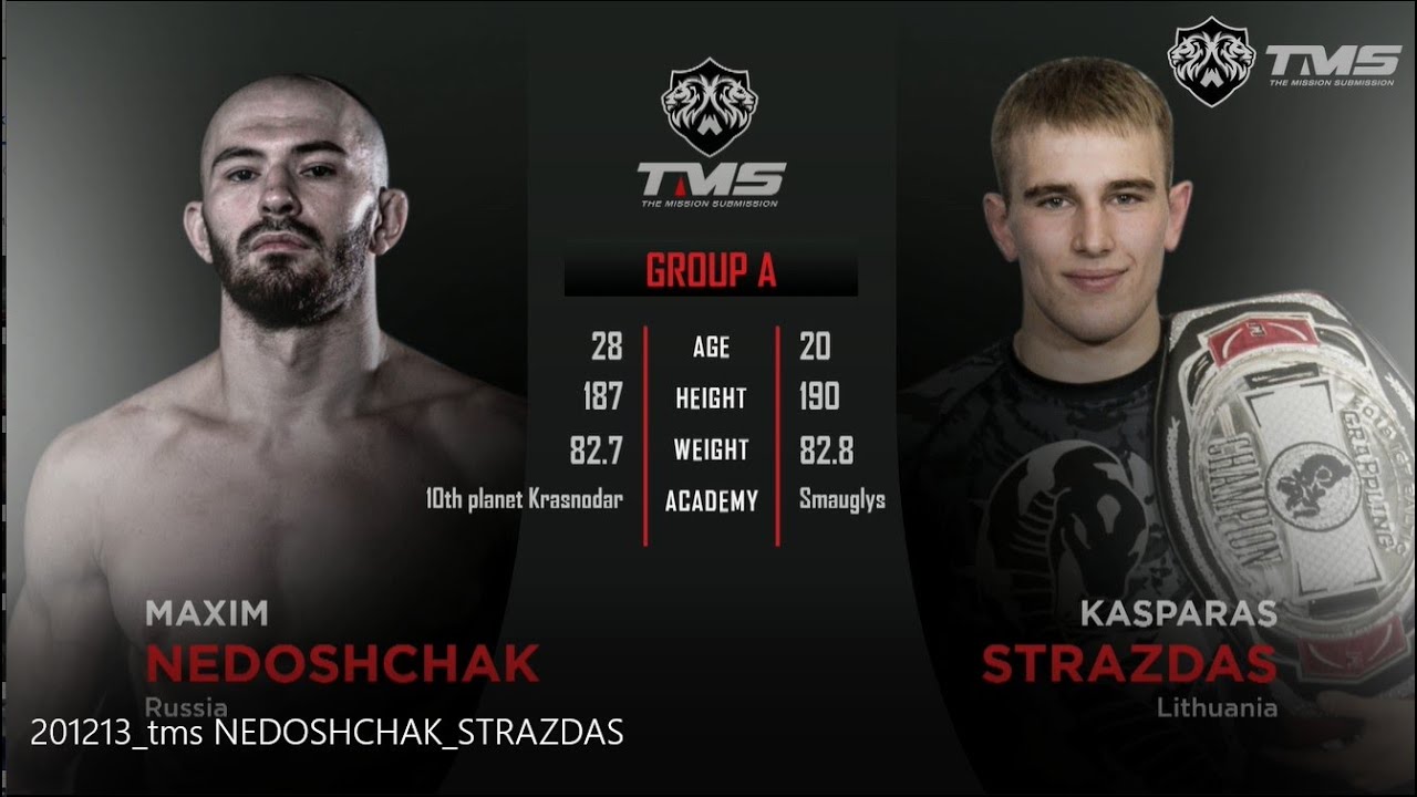 MAX NEDOSHCHAK (Russia) vs. KASPARAS STRAZDAS (Lithuania) | 1/8 Group A