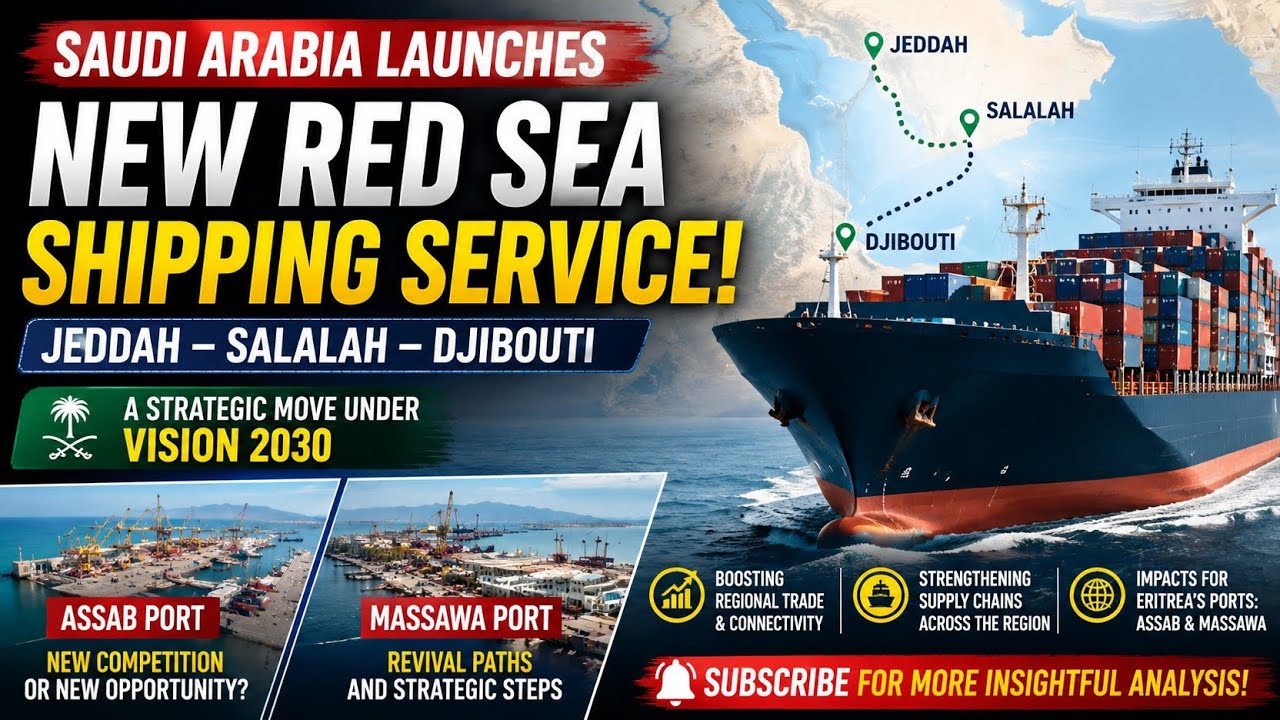 Saudi Arabia Launches New Red Sea Shipping Service! Eritrea's Ports @EritreaInsight1 