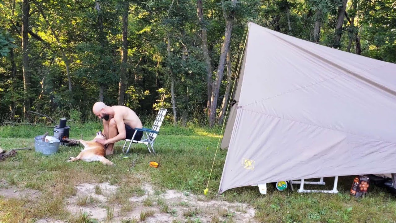 Camping with Dog - fun music addition - EP 4 | CAMP WONDER HOPE | #peaceful #fun #campingwithdog