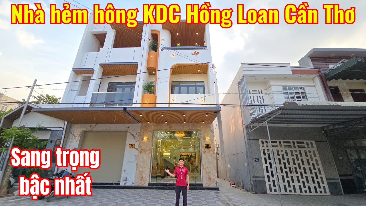 Nhà sang trọng có hẻm hông khu dân cư Hồng Loan Cần Thơ | Nhà Đất Đại Điền