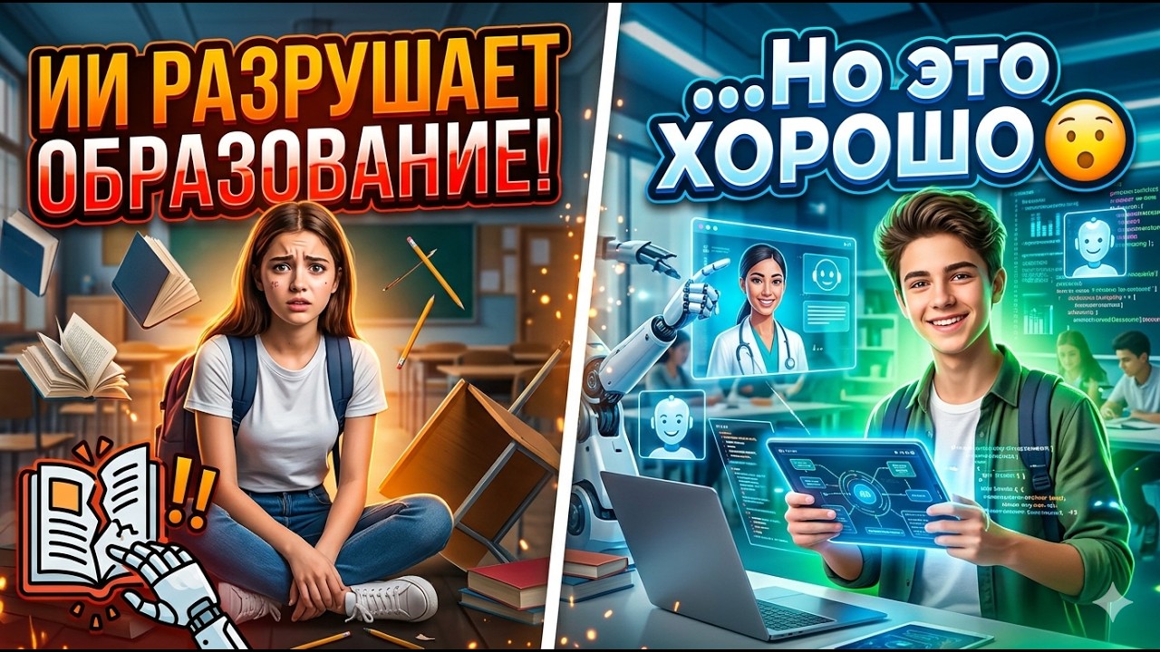 Как ИИ разрушает образование… и почему это на самом деле хорошо!