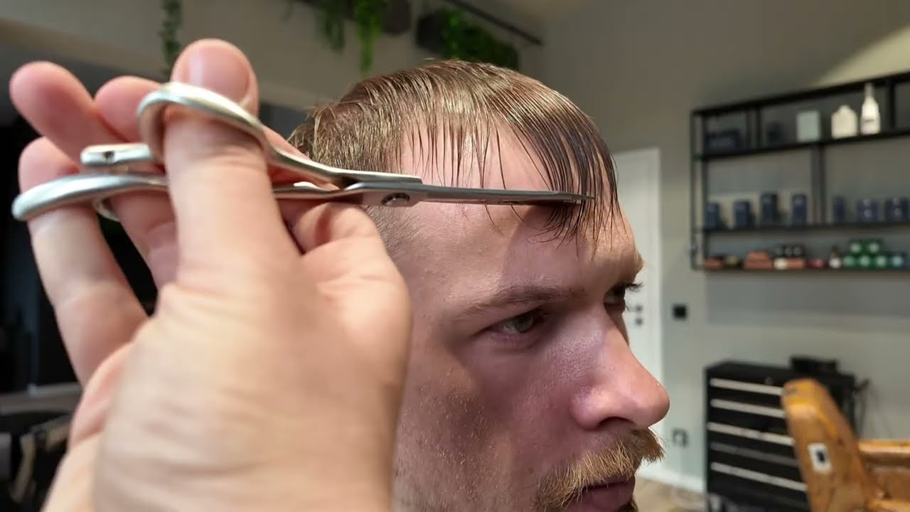 Classic Menns ASMR Scissor Haircut, No Talking, No Hairdrier, No Clippers.