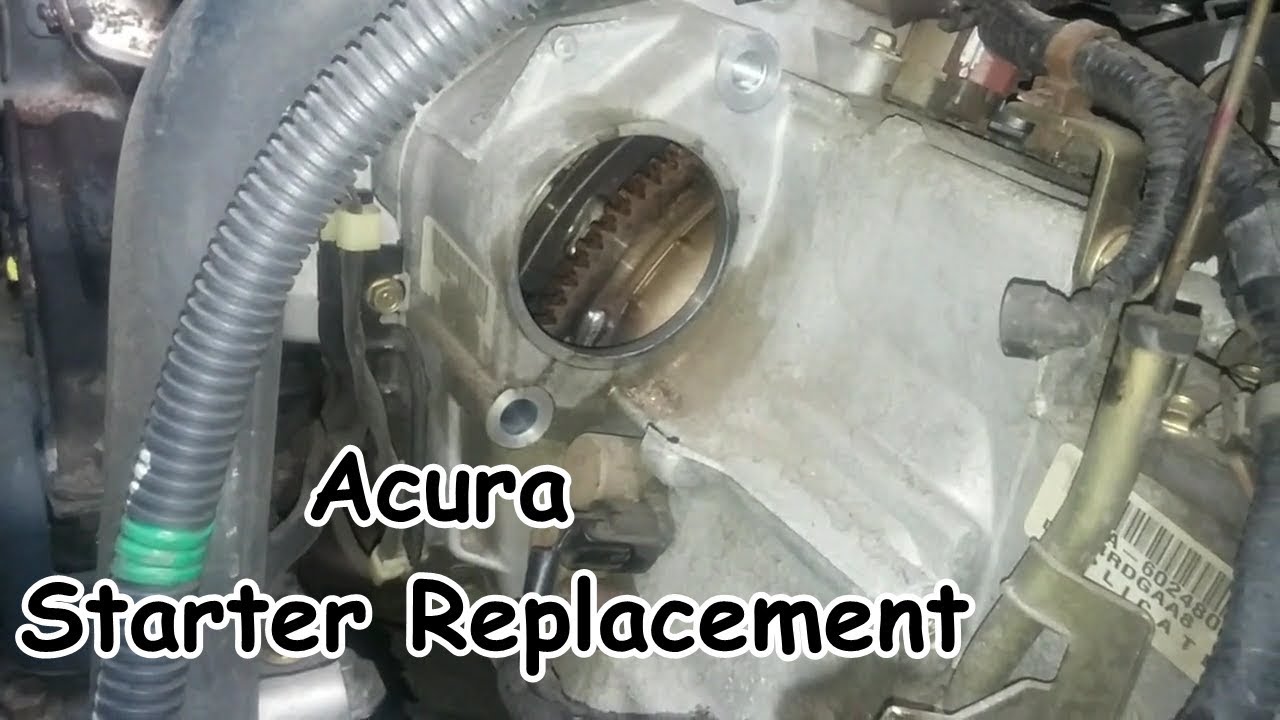 Acura 3.2L TL / CL Starter Motor Replacement